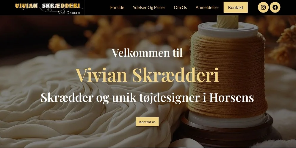 hjemmesidedesign skrædderi
