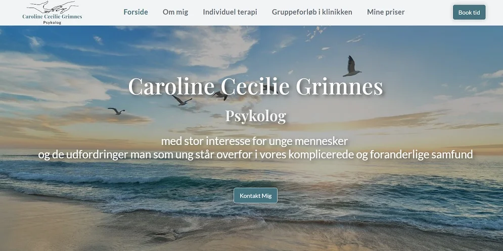 Psykolog hjemmesidedesign